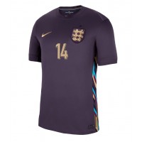 Camiseta Inglaterra Ezri Konsa #14 Visitante Equipación Eurocopa 2024 manga corta